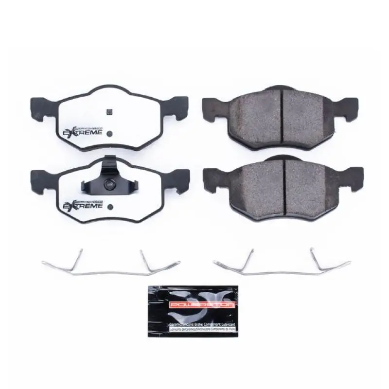 Power Stop 01-07 Ford Escape Front Z36 Truck & Tow Brake Pads W/Hardware 1