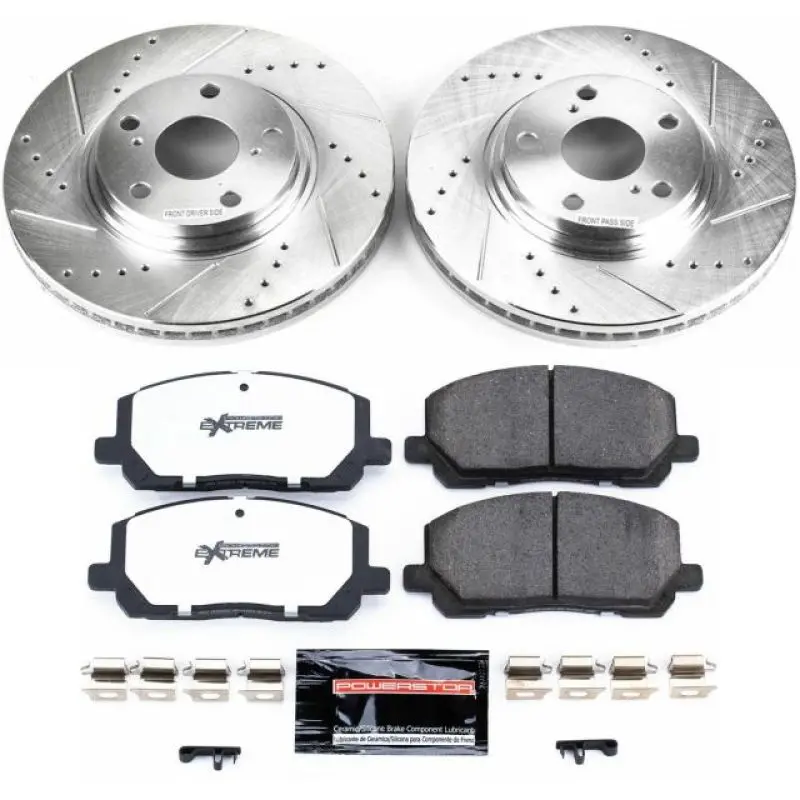 Power Stop 01-07 Toyota Highlander Front Z36 Truck & Tow Brake Kit 1