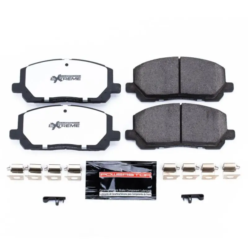 Power Stop 01-07 Toyota Highlander Front Z36 Truck & Tow Brake Pads W/Hardware 1