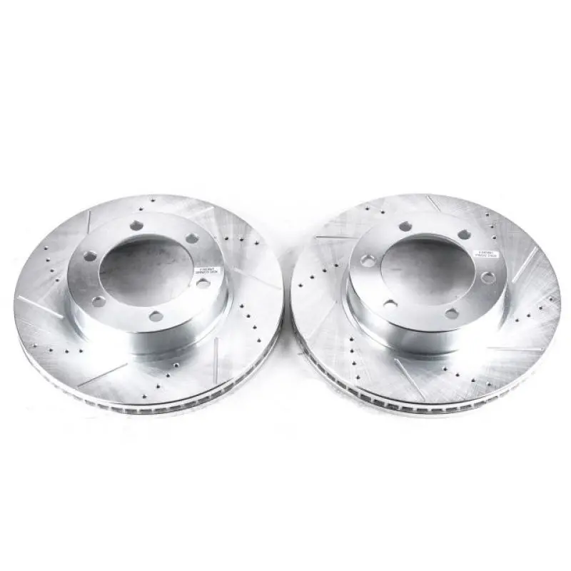 Power Stop 01-07 Toyota Sequoia Front Evolution Drilled & Slotted Rotors - Pair 1