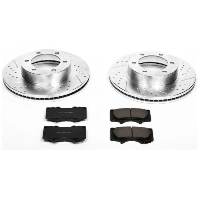 Power Stop 01-07 Toyota Sequoia Front Z23 Evolution Sport Brake Kit 1