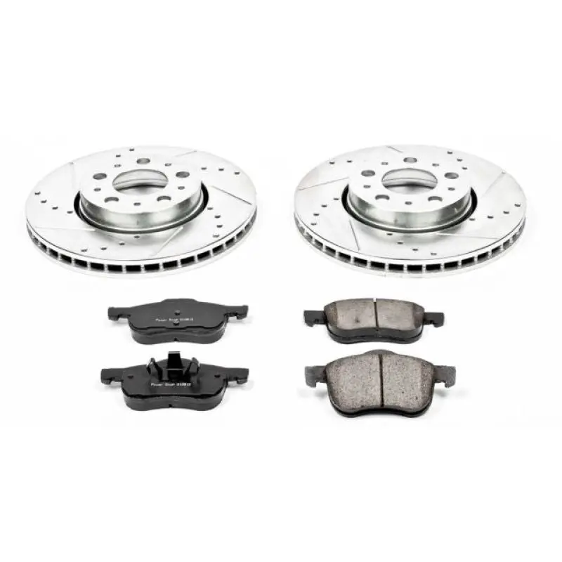 Power Stop 01-07 Volvo S60 Front Z23 Evolution Sport Brake Kit 1