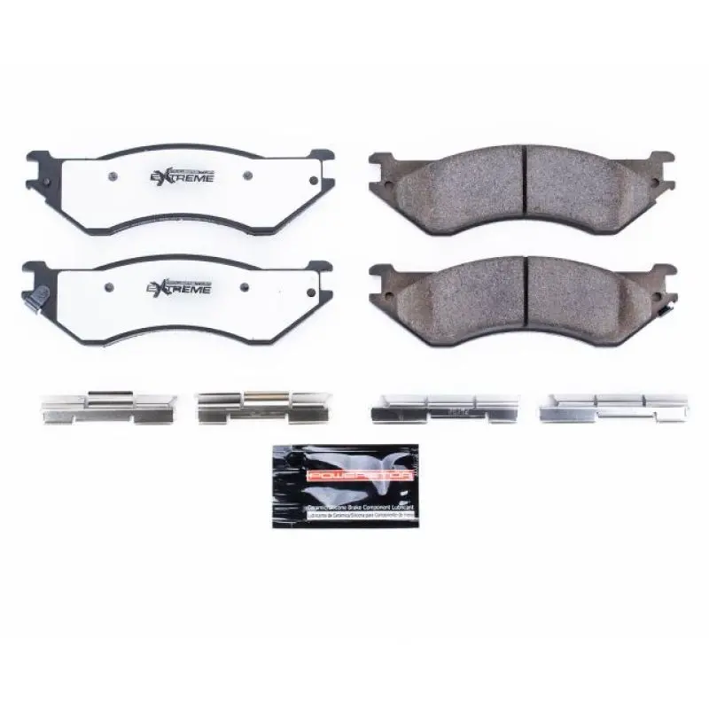 Power Stop 01-08 Dodge Ram 2500 Rear Z36 Truck & Tow Brake Pads W/Hardware 1