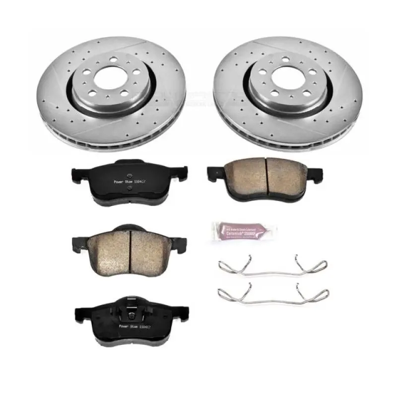 Power Stop 01-09 Volvo S60 Front Z23 Evolution Sport Brake Kit 1