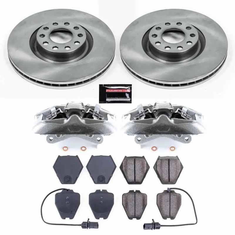 Power Stop 02-03 Audi S6 Front Autospecialty Kit W/Cals 1