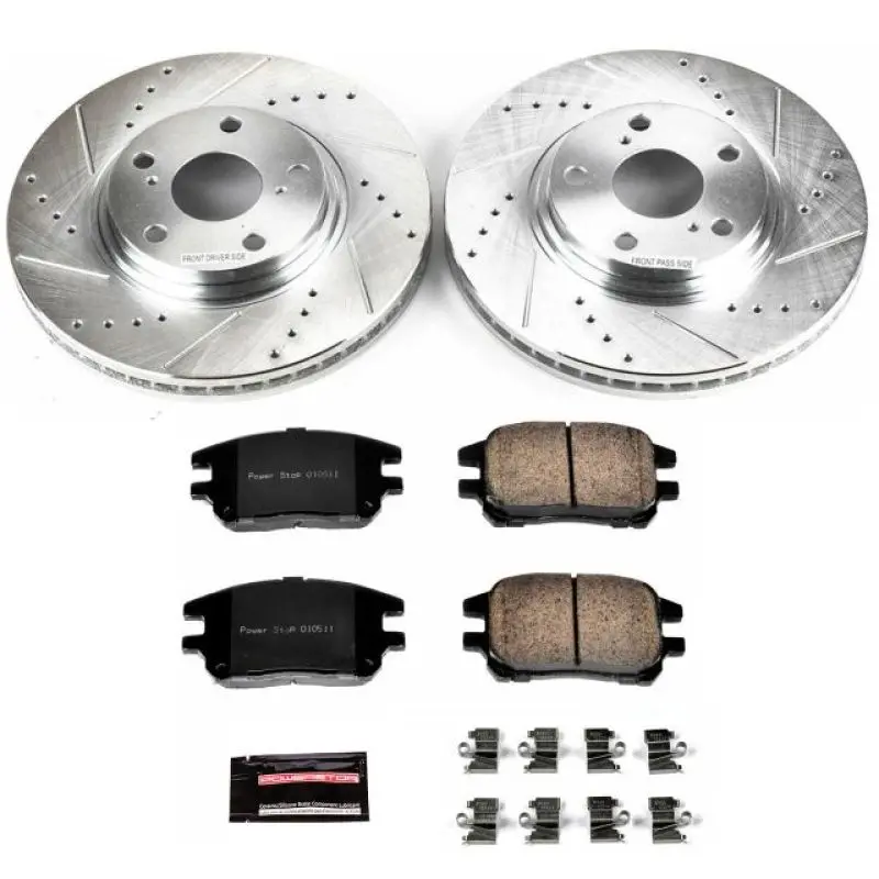 Power Stop 02-03 Lexus Rx300 Front Z23 Evolution Sport Brake Kit 1