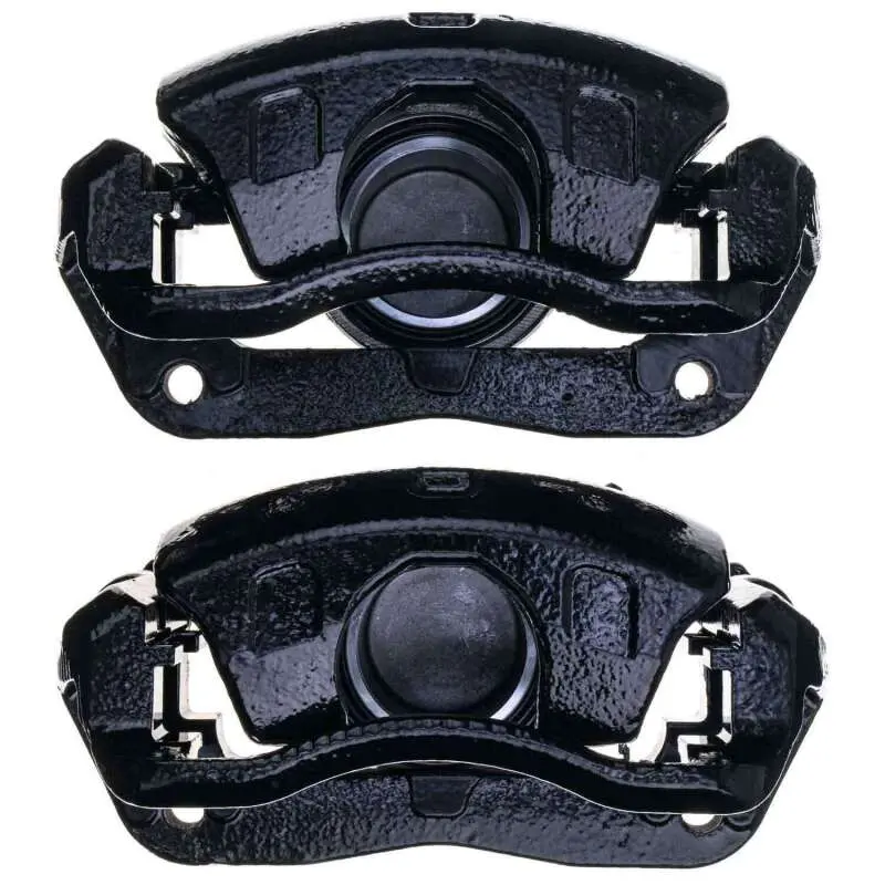Power Stop 02-04 Honda Cr-V Front Black Caliper - Pair W/Bracket 1