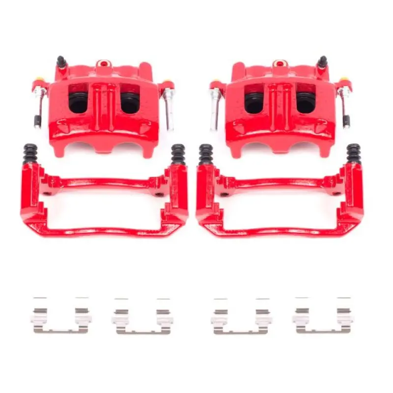 Power Stop 02-05 Ford Explorer Front Red Calipers W/Brackets - Pair 1