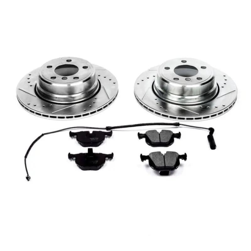 Power Stop 02-06 Bmw X5 Rear Z23 Evolution Sport Brake Kit 1