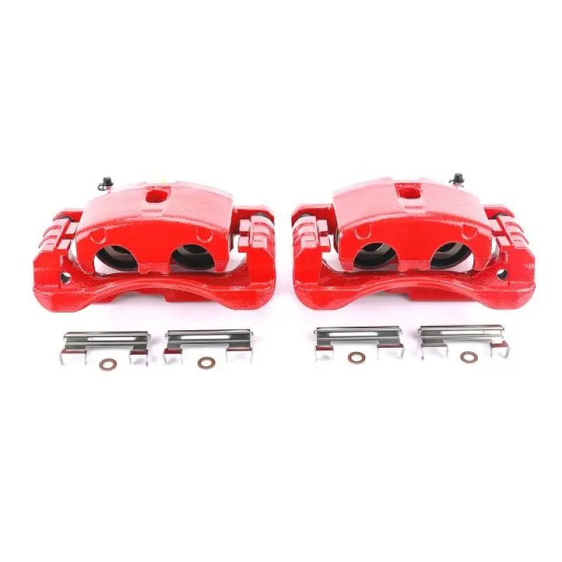 Power Stop 02-06 Cadillac Escalade Front Or Rear Red Calipers W/Brackets - Pair 1
