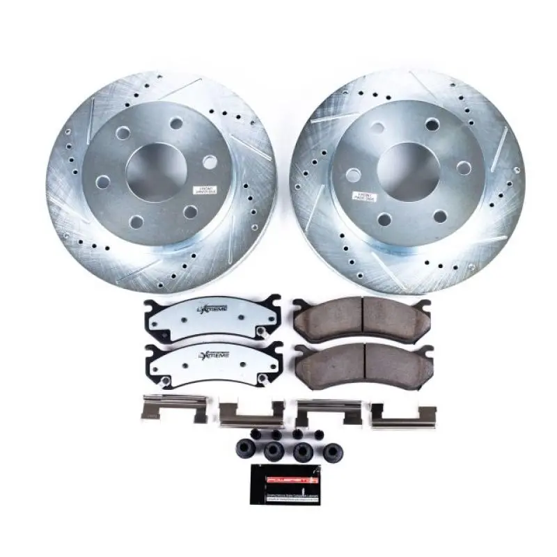 Power Stop 02-06 Cadillac Escalade Front Z36 Truck & Tow Brake Kit 1
