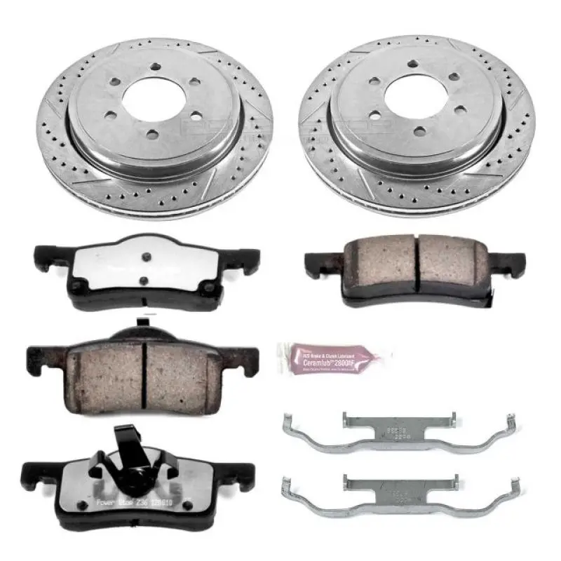 Power Stop 02-06 Ford Expedition Rear Z36 Truck & Tow Brake Kit 1