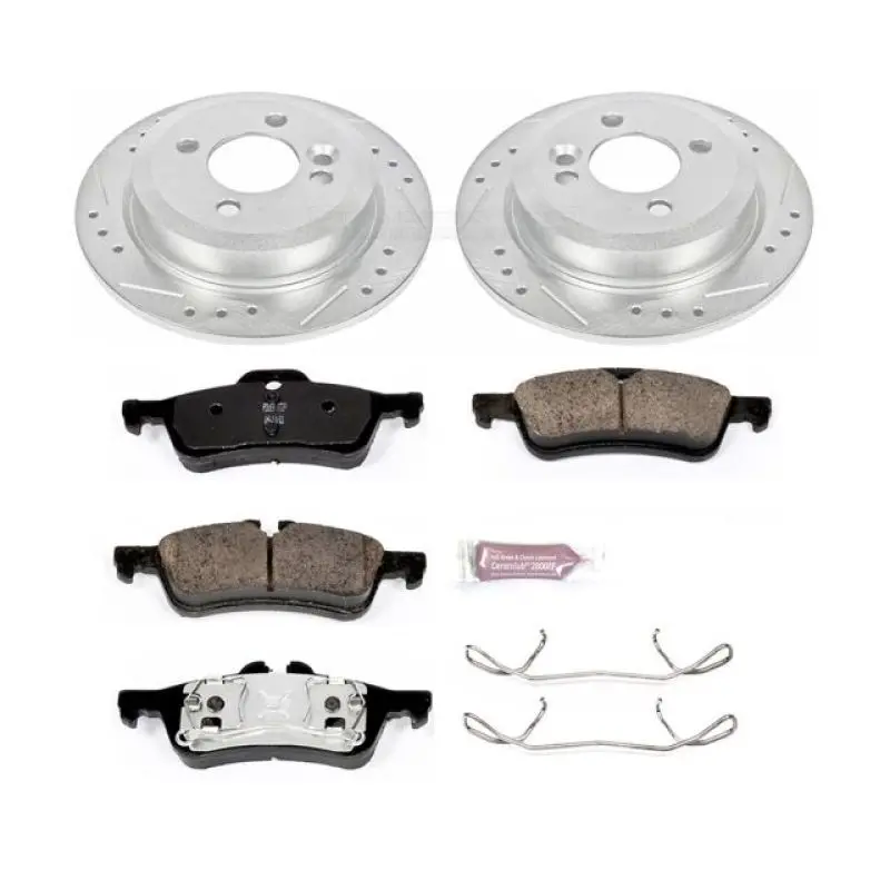 Power Stop 02-06 Mini Cooper Rear Z23 Evolution Sport Brake Kit 1