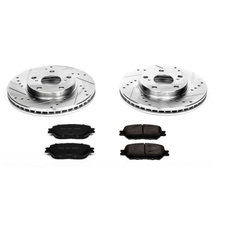 Power Stop 02-06 Toyota Camry Front Z23 Evolution Sport Brake Kit 1