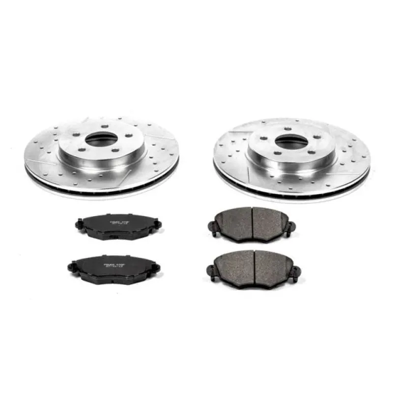 Power Stop 02-08 Jaguar X-Type Front Z23 Evolution Sport Brake Kit 1