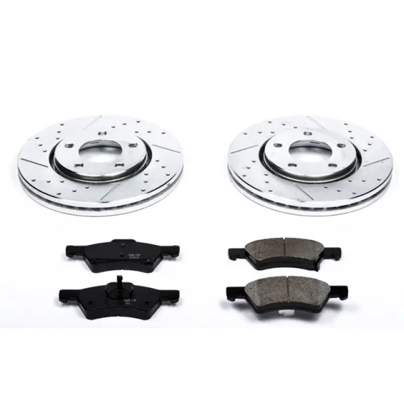 Power Stop 03-04 Dodge Caravan Front Z23 Evolution Sport Brake Kit 1