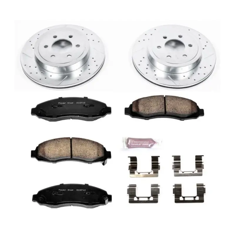 Power Stop 03-04 Dodge Dakota Front Z23 Evolution Sport Brake Kit 1