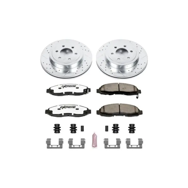Power Stop 03-04 Dodge Dakota Front Z36 Truck & Tow Brake Kit 1