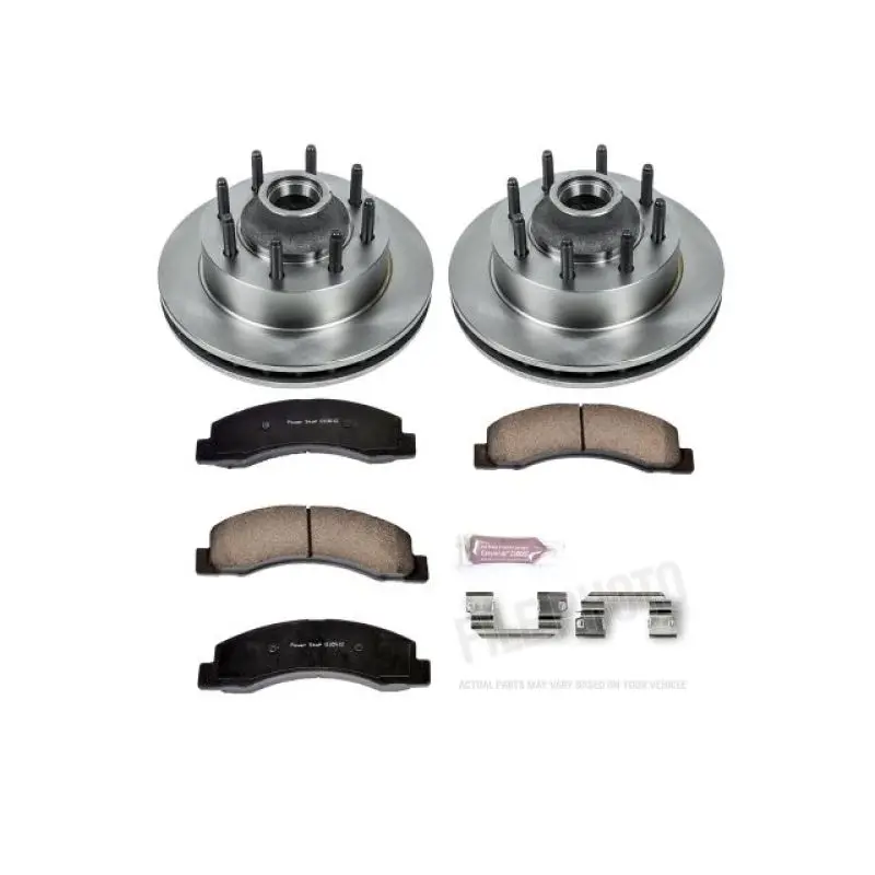 Power Stop 03-04 Ford F-350 Super Duty Front Autospecialty Brake Kit 1