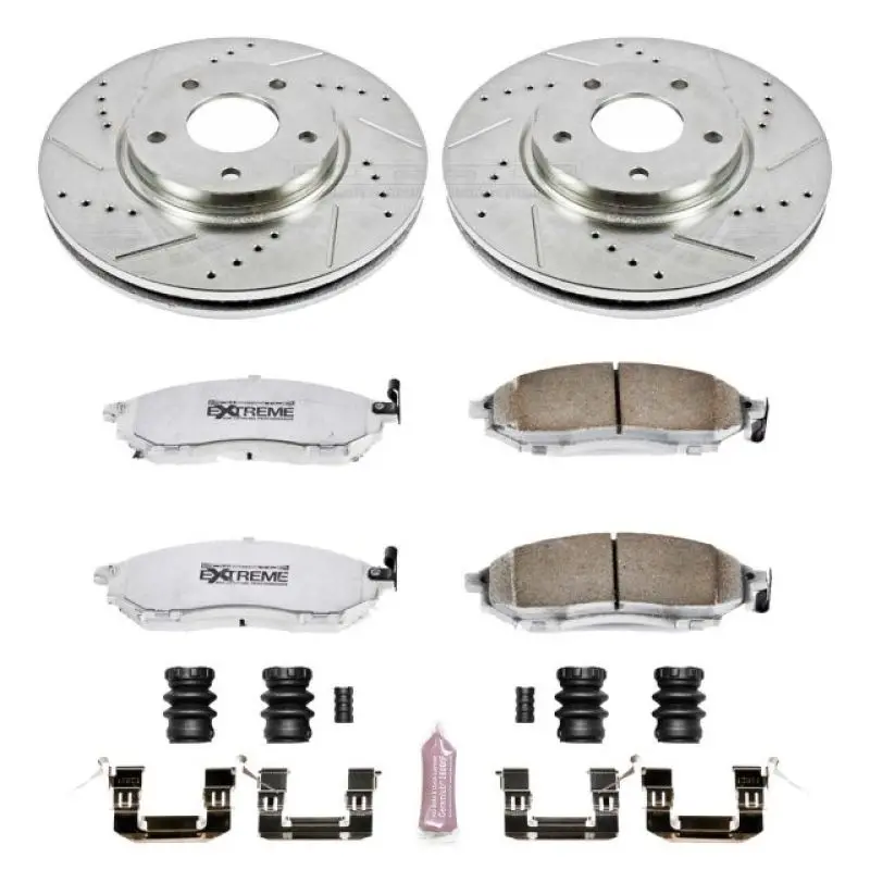 Power Stop 03-04 Infiniti M45 Front Z26 Street Warrior Brake Kit 1