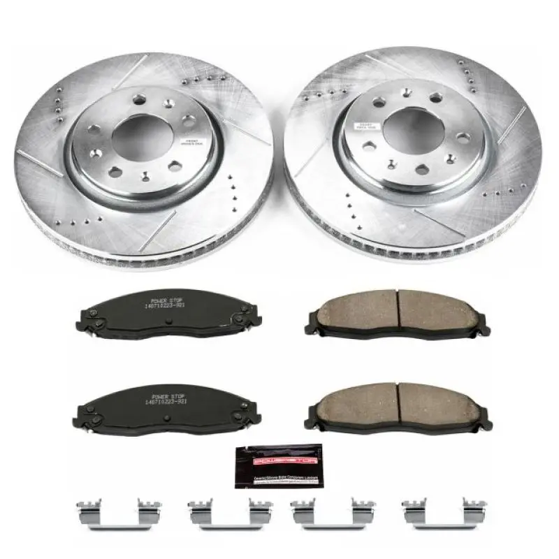 Power Stop 03-05 Cadillac Cts Front Z23 Evolution Sport Brake Kit 1