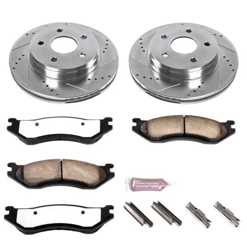 Power Stop 03-05 Dodge Ram 1500 Front Z36 Truck & Tow Brake Kit 1