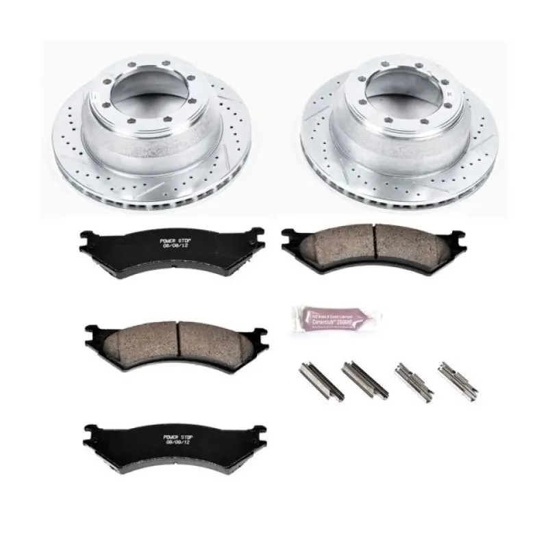 Power Stop 03-05 Ford E-350 Club Wagon Rear Z23 Evolution Sport Brake Kit 1