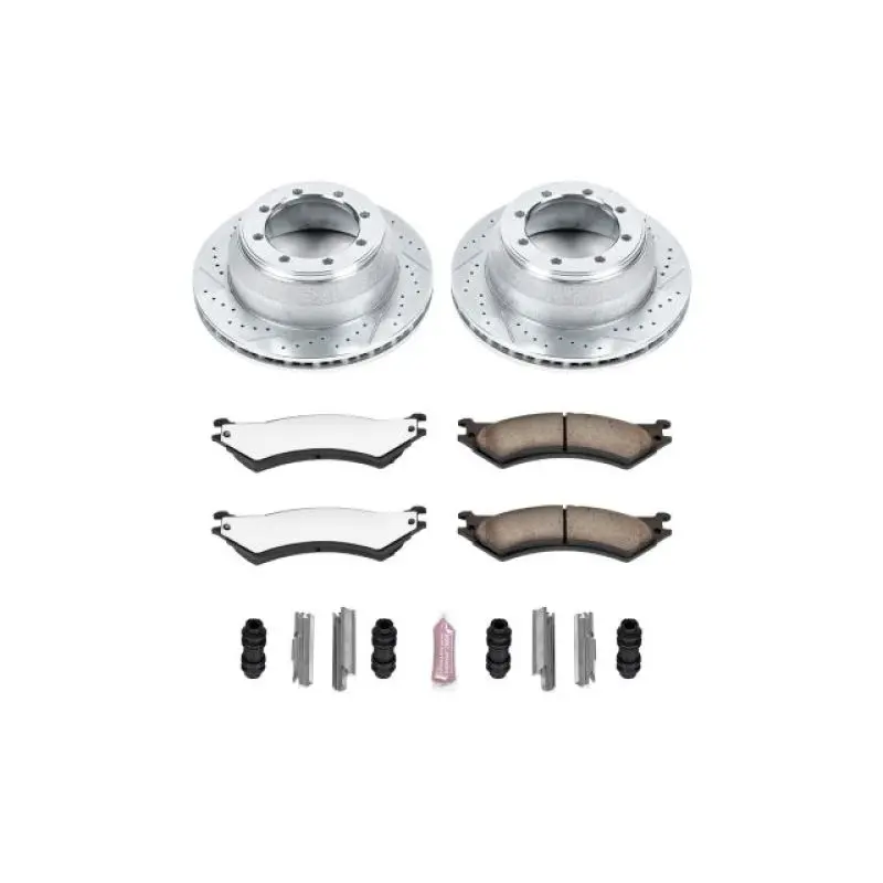 Power Stop 03-05 Ford E-350 Club Wagon Rear Z36 Truck & Tow Brake Kit 1