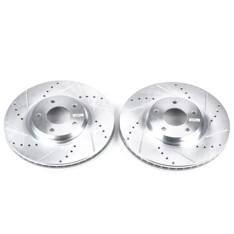 Power Stop 03-05 Infiniti Fx35 Front Evolution Drilled & Slotted Rotors - Pair 1