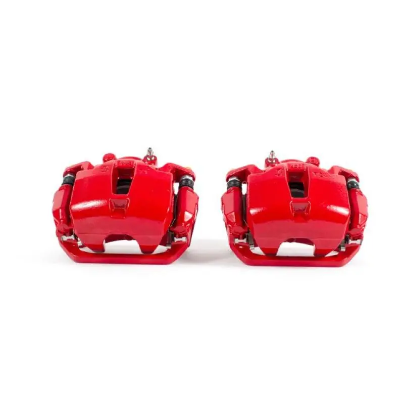 Power Stop 03-05 Infiniti Fx35 Front Red Calipers W/Brackets - Pair 1