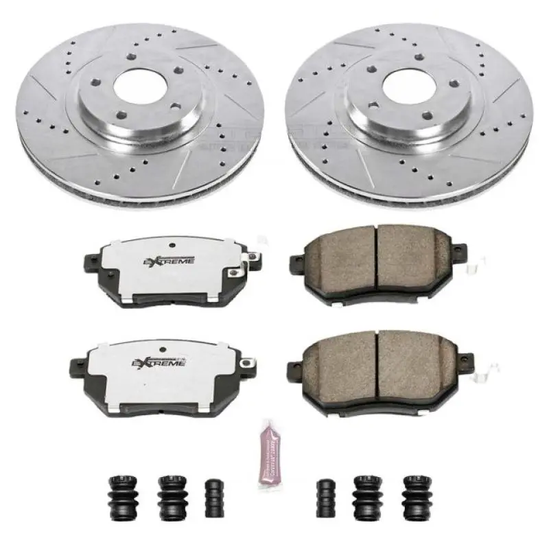 Power Stop 03-05 Infiniti Fx35 Front Z26 Street Warrior Brake Kit 1