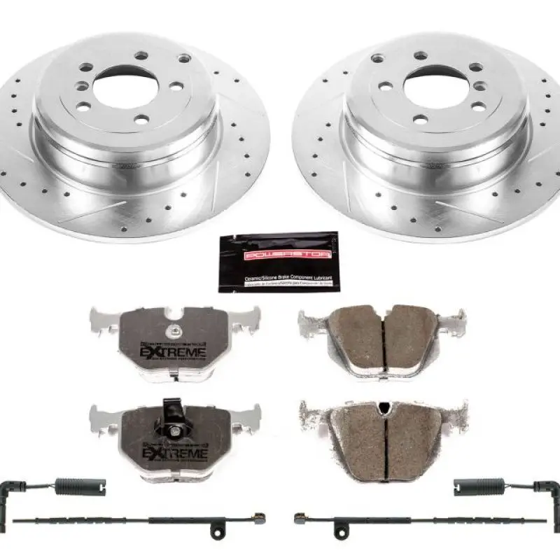Power Stop 03-05 Land Rover Range Rover Rear Z26 Street Warrior Brake Kit 1