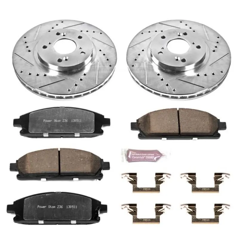 Power Stop 03-06 Acura Mdx Front Z36 Truck & Tow Brake Kit 1