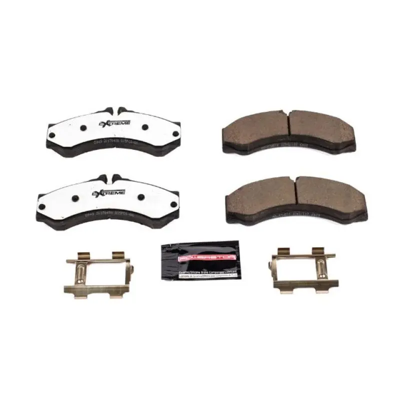 Power Stop 03-06 Dodge Sprinter 2500 Front Or Rear Z36 Truck & Tow Brake Pads W/Hardware 1
