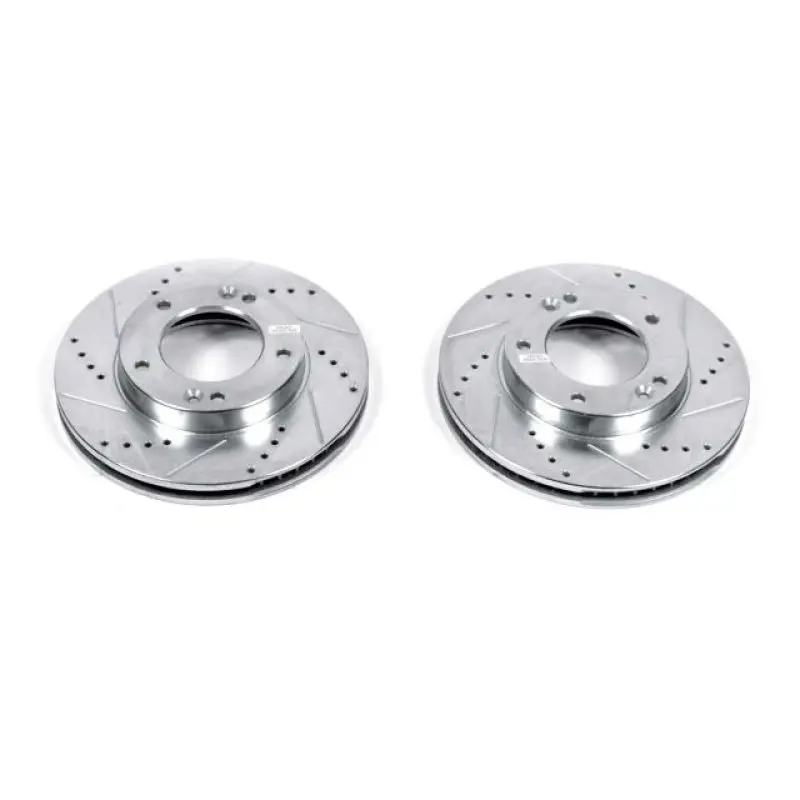 Power Stop 03-06 Kia Sorento Front Evolution Drilled & Slotted Rotors - Pair 1