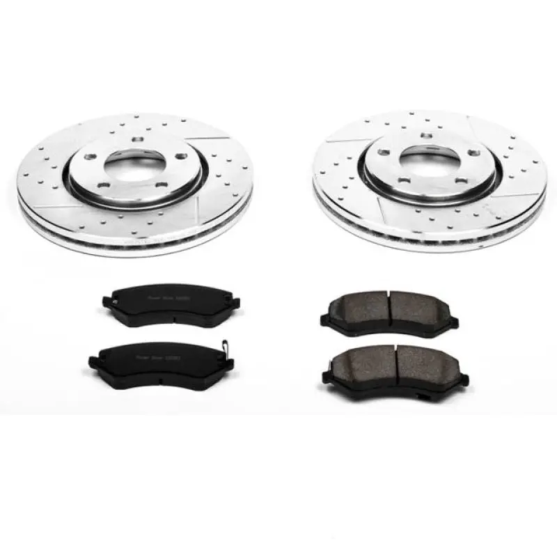 Power Stop 03-07 Chrysler Town & Country Front Z23 Evolution Sport Brake Kit 1