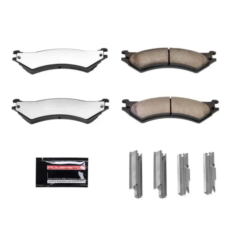 Power Stop 03-07 Ford E-250 Rear Z36 Truck & Tow Brake Pads W/Hardware 1