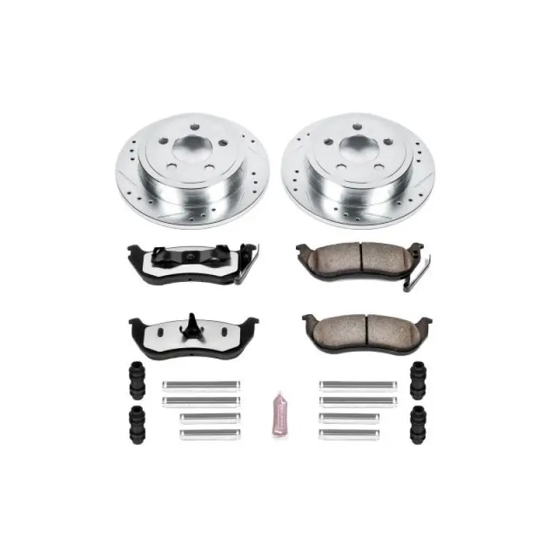Power Stop 03-07 Jeep Liberty Rear Z36 Truck & Tow Brake Kit 1
