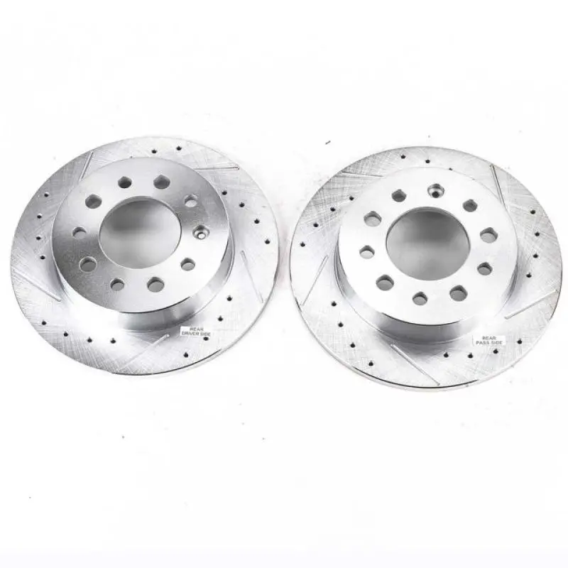Power Stop 03-08 Hyundai Tiburon Rear Evolution Drilled & Slotted Rotors - Pair 1