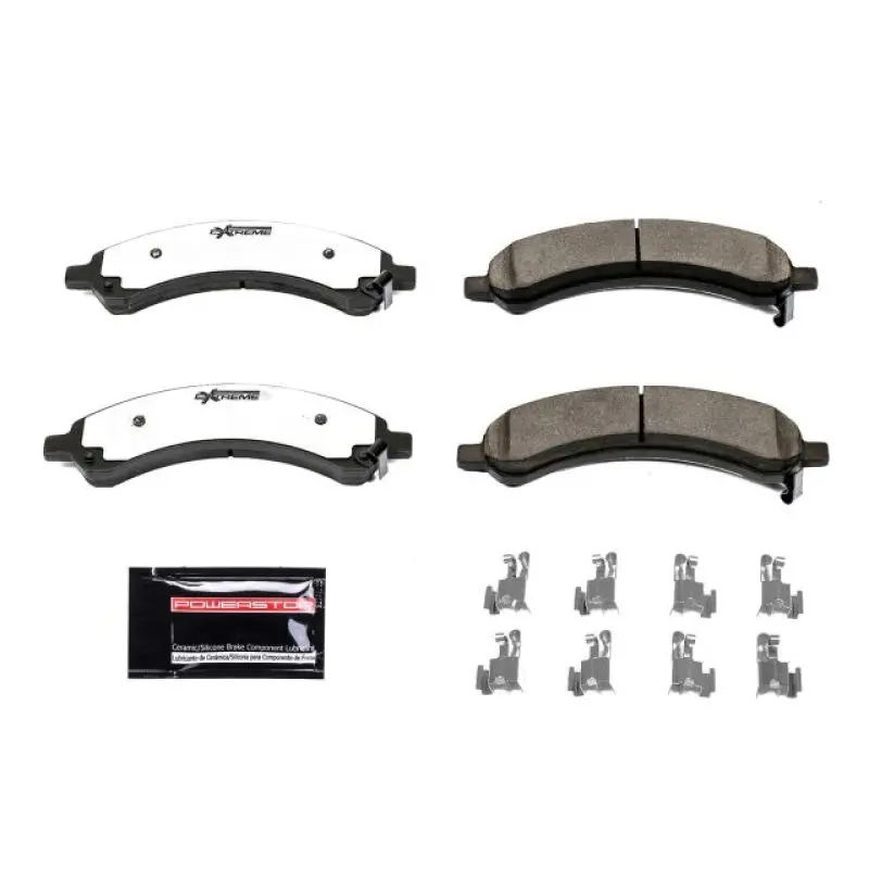 Power Stop 03-09 Chevrolet Express 3500 Rear Z36 Truck & Tow Brake Pads W/Hardware 1