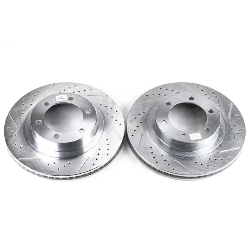 Power Stop 03-09 Lexus Gx470 Front Evolution Drilled & Slotted Rotors - Pair 1