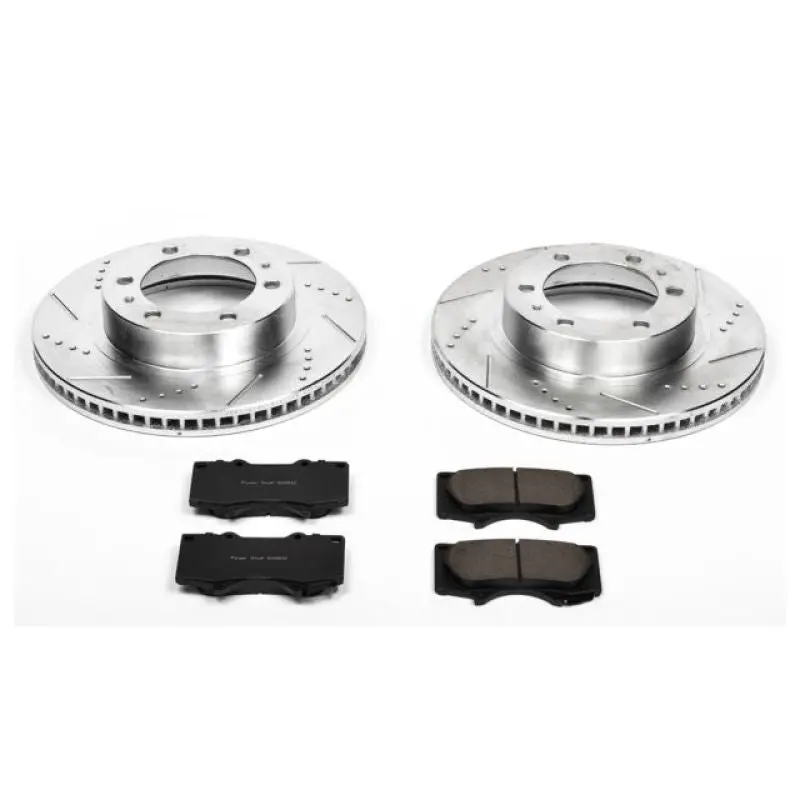 Power Stop 03-09 Toyota 4Runner Front Z23 Evolution Sport Brake Kit 1