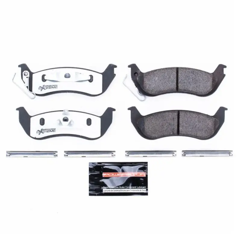 Power Stop 03-11 Ford Crown Victoria Rear Z26 Extreme Street Brake Pads W/Hardware 1