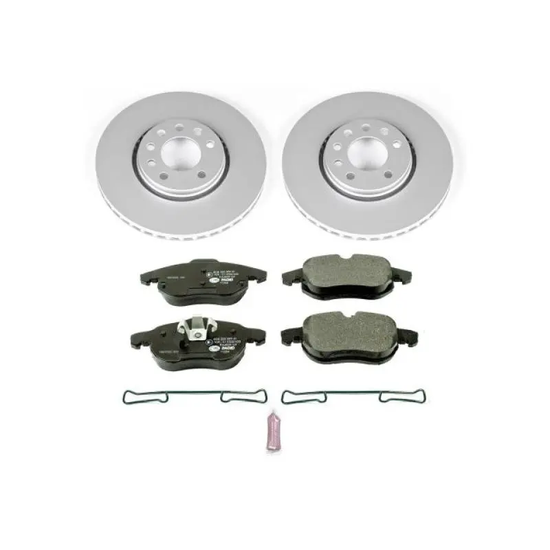 Power Stop 03-11 Saab 9-3 Front Euro-Stop Brake Kit 1
