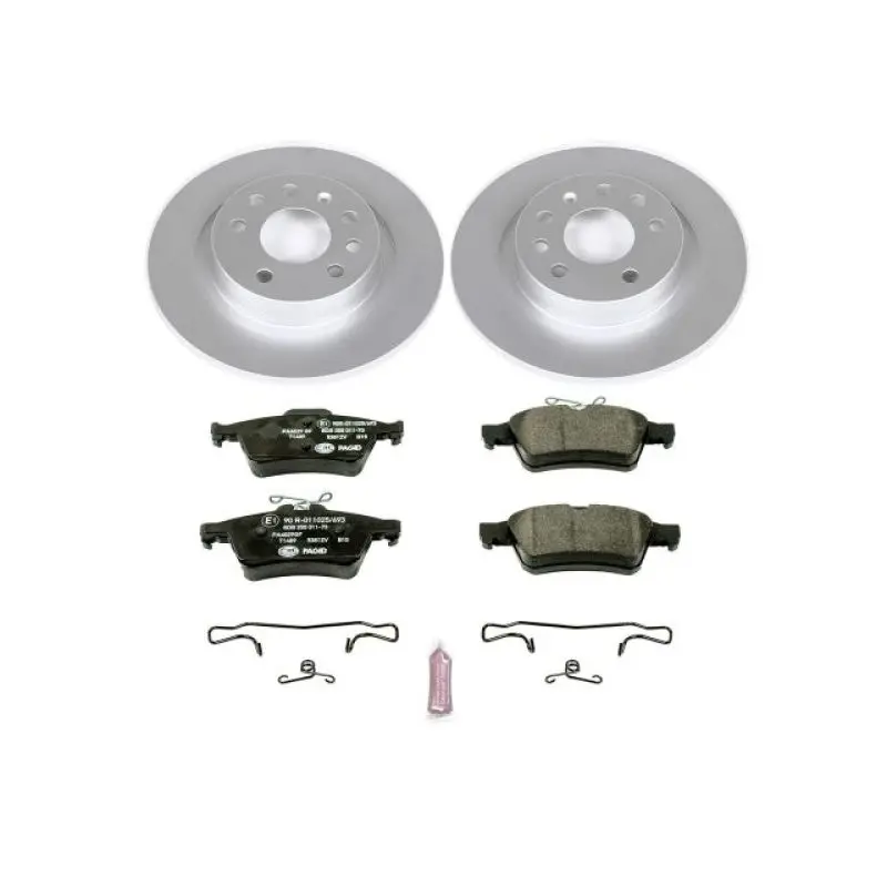 Power Stop 03-11 Saab 9-3 Rear Euro-Stop Brake Kit 1