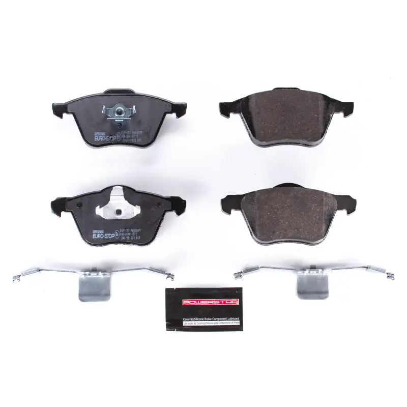 Power Stop 03-14 Volvo Xc90 Euro-Stop Ece-R90 Front Brake Pads 1