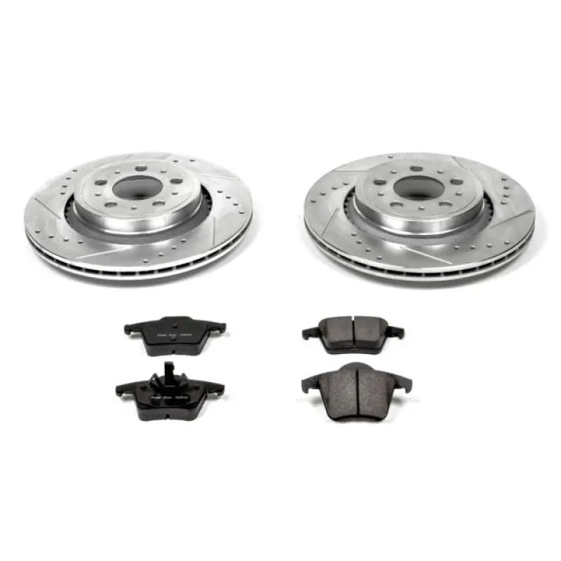 Power Stop 03-14 Volvo Xc90 Rear Z23 Evolution Sport Brake Kit 1