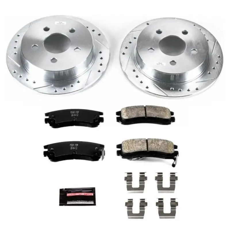 Power Stop 04-05 Buick Century Rear Z23 Evolution Sport Brake Kit 1