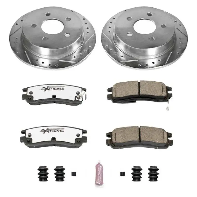 Power Stop 04-05 Buick Century Rear Z26 Street Warrior Brake Kit 1