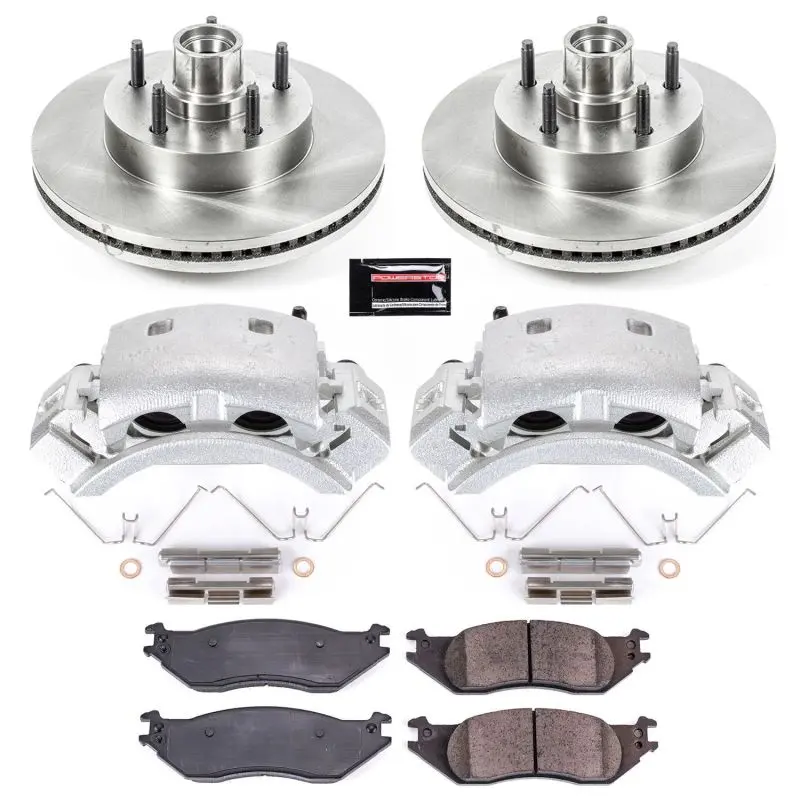 Power Stop 04-05 Ford E-150 Club Wagon Front Autospecialty Kit W/Cals 1